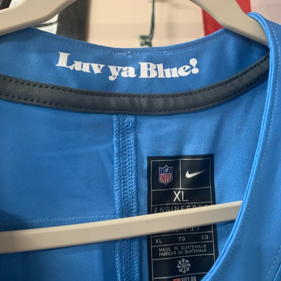 Jeff Simmons Tennessee Titans /Houston Oilers throwback Home jersey size Mens XL - Picture 2 of 3